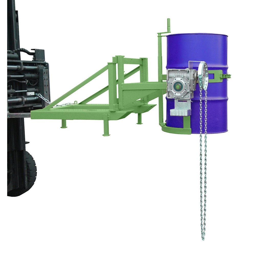 Produktabbildung Nr. 2: Bauer® Fasskipper FD/L-K, lackiert, Resedagrün