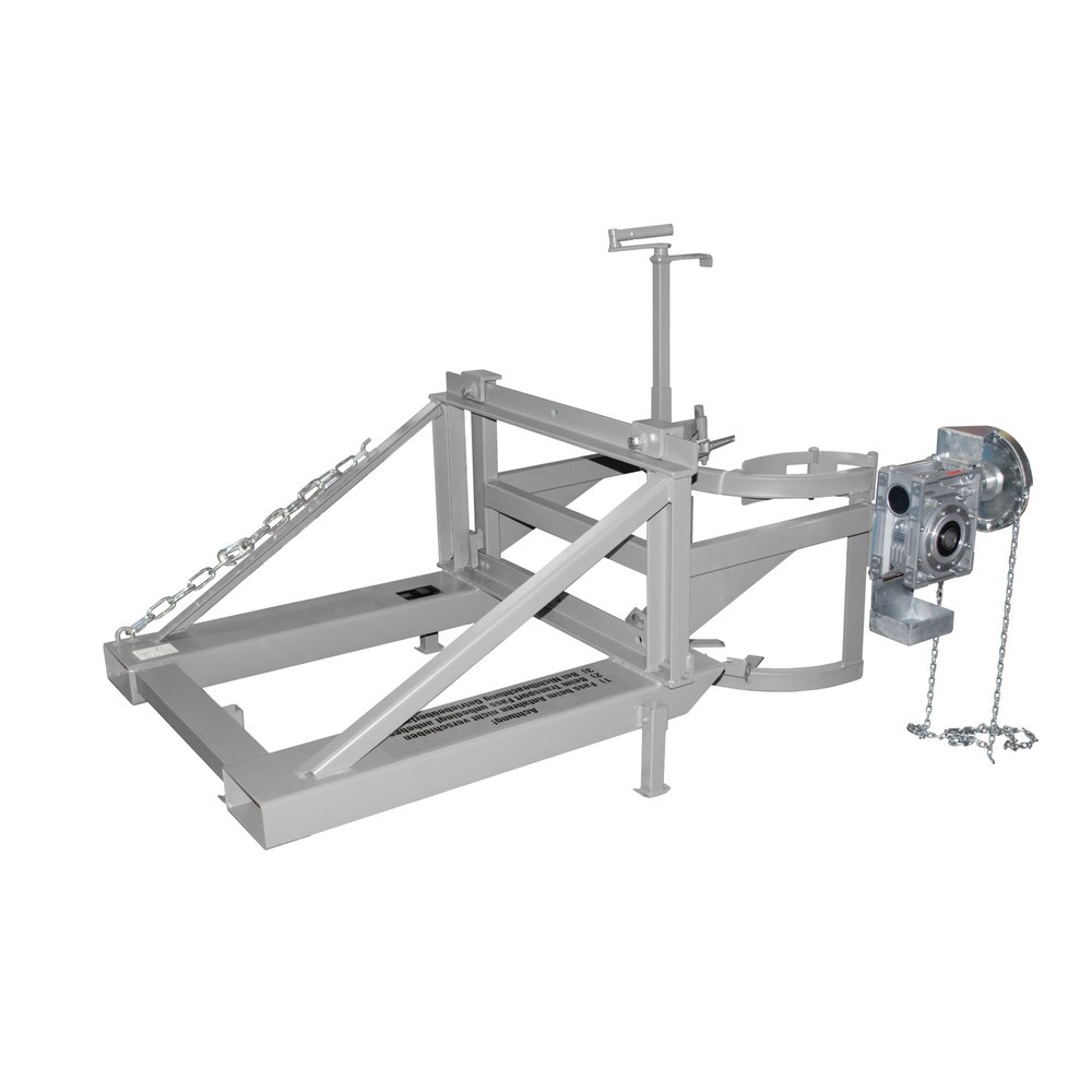 Produktabbildung: Bauer® Fasskipper FD/L-K, lackiert, Mausgrau