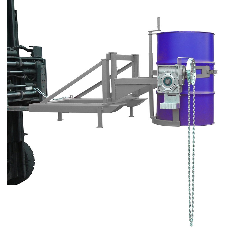 Produktabbildung Nr. 2: Bauer® Fasskipper FD/L-K, lackiert, Mausgrau