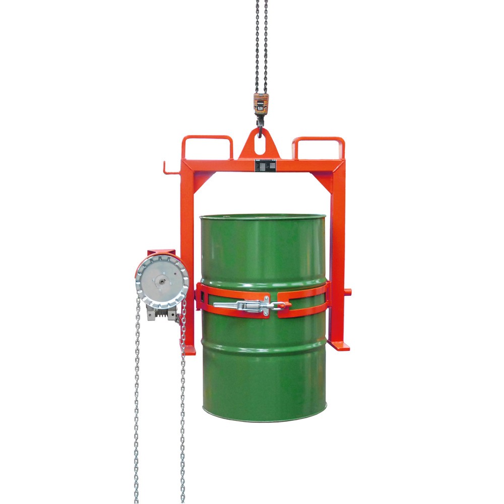 Produktabbildung: Bauer® Fasskipper FD-SK, lackiert, Feuerrot