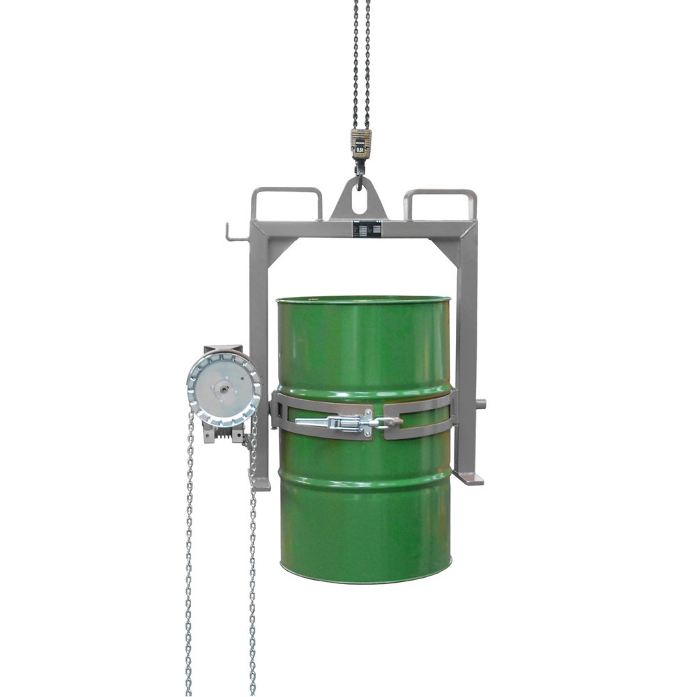 Produktabbildung: Bauer® Fasskipper FD-SK, lackiert, Mausgrau