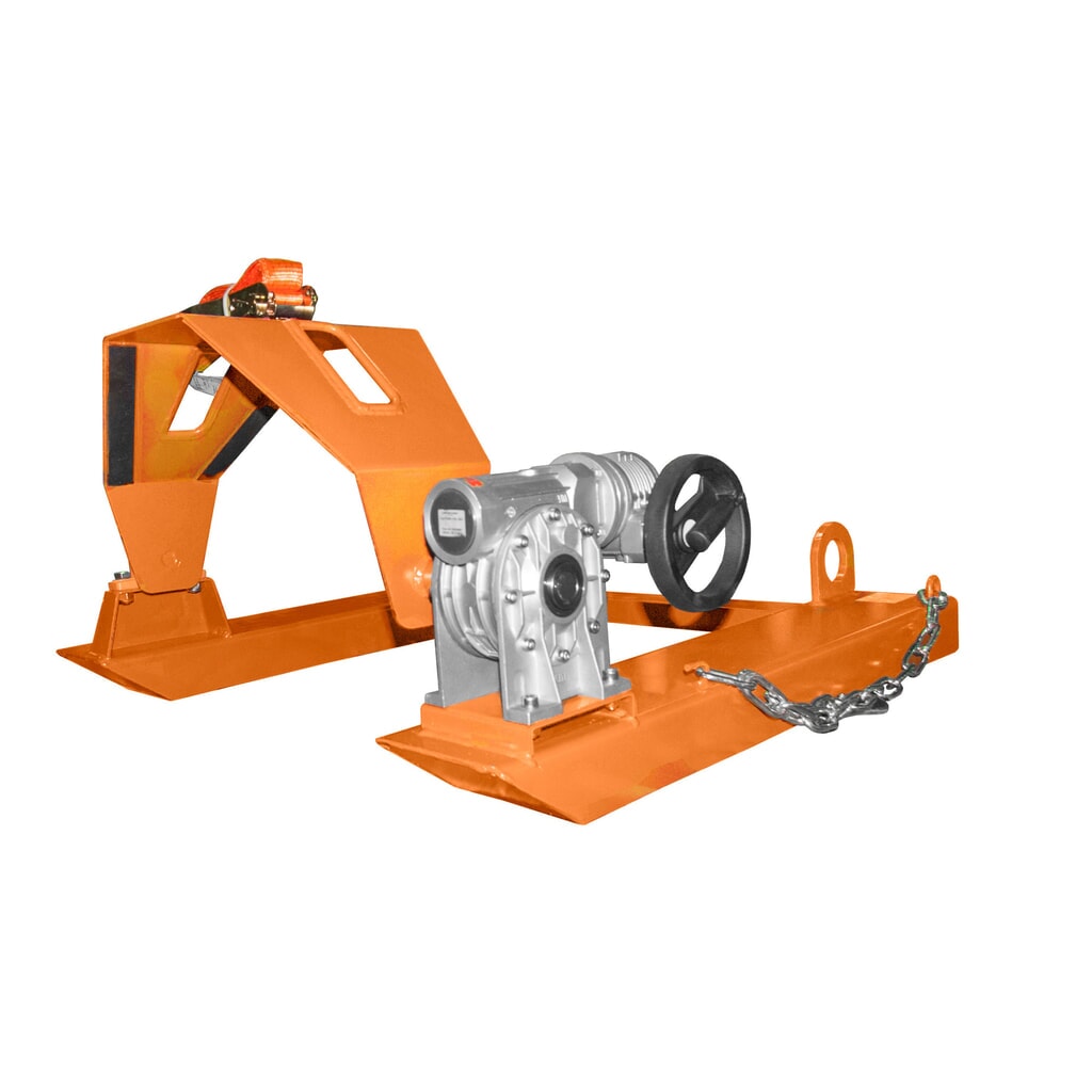 Produktabbildung Nr. 2: Bauer® Fasskipper, TK 300 kg, für Fass-Ø 350-600 mm, Handkurbel, RAL 2000 gelborange