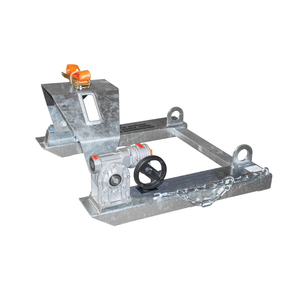 Produktabbildung: Bauer® Fasskipper, TK 300 kg, für Fass-Ø 350-600 mm, Handkurbel, feuerverzinkt