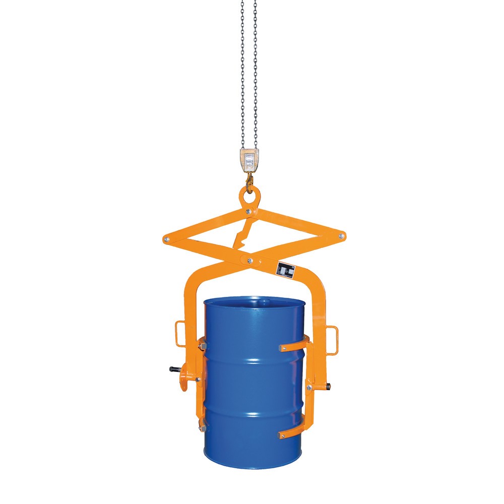 Produktabbildung Nr. 2: Bauer® Fasswendezange für Stahlfässer 200 Liter, TK 300 kg, feuerverzinkt