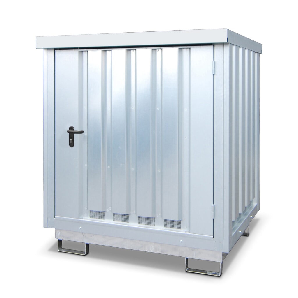 Bauer® Gefahrstoff-Depot GD-E 2, inkl. Auffangwanne, verzinkt Produktabbildung: Bauer® Gefahrstoff-Depot GD-E 2, inkl. Auffangwanne, verzinkt