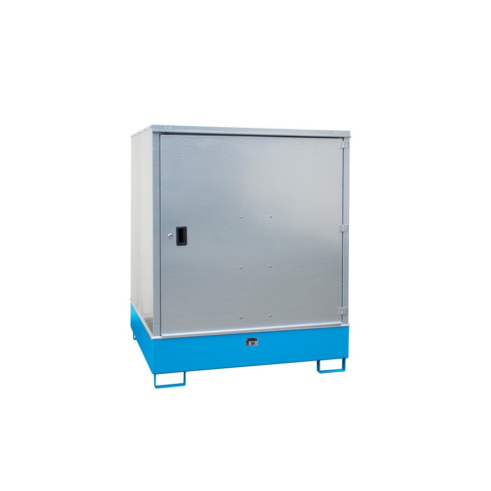 Produktabbildung: Bauer® Umweltschrank GS-4, lackiert, Lichtblau