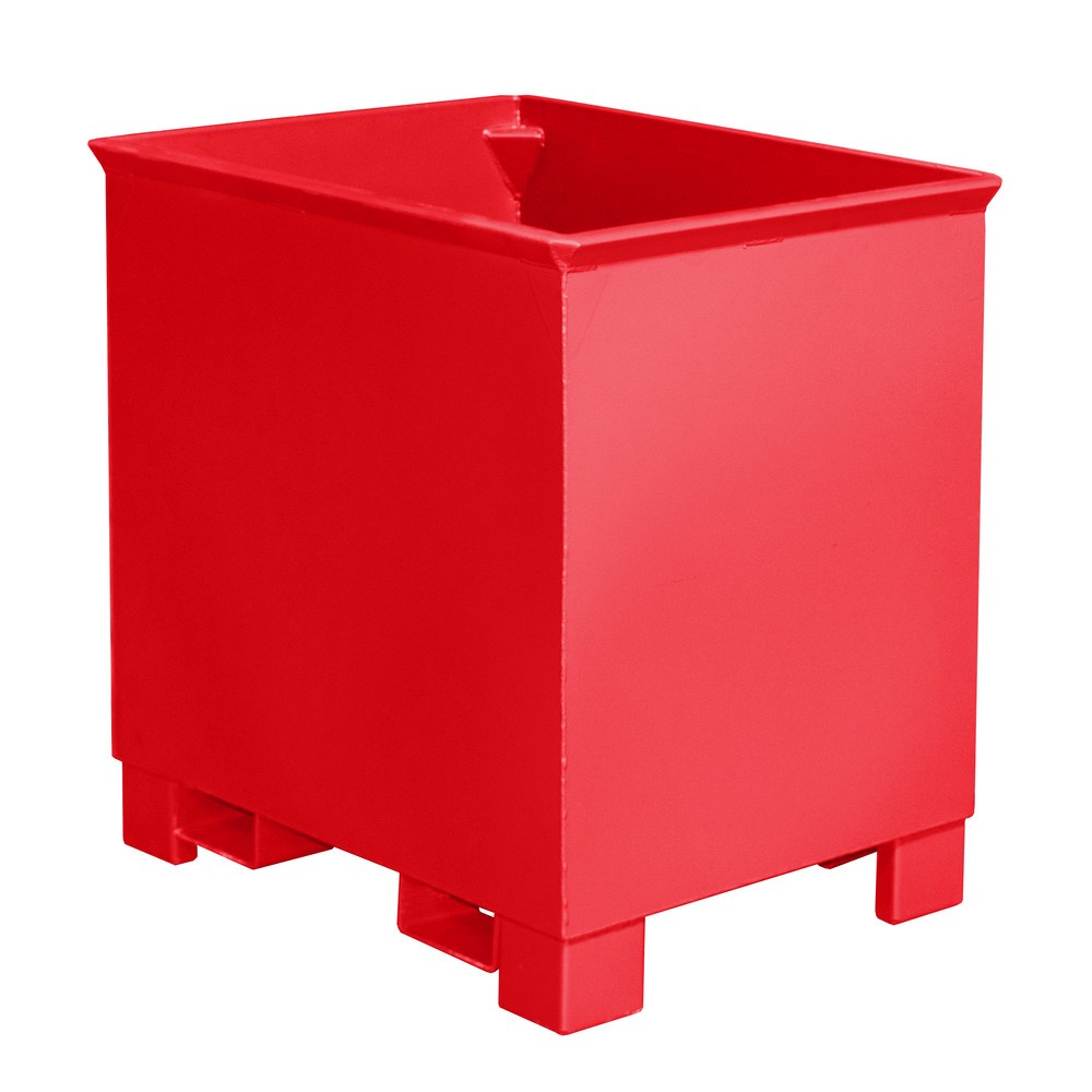 Produktabbildung Nr. 2: Bauer® Großbehälter für Routenzüge, lackiert, Volumen 0,8 m³, RAL 7005 mausgrau