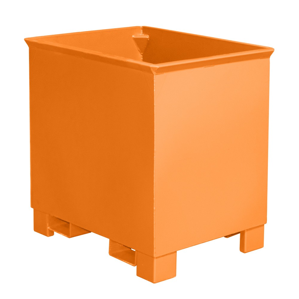 Produktabbildung Nr. 3: Bauer® Großbehälter für Routenzüge, lackiert, Volumen 0,8 m³, RAL 7005 mausgrau