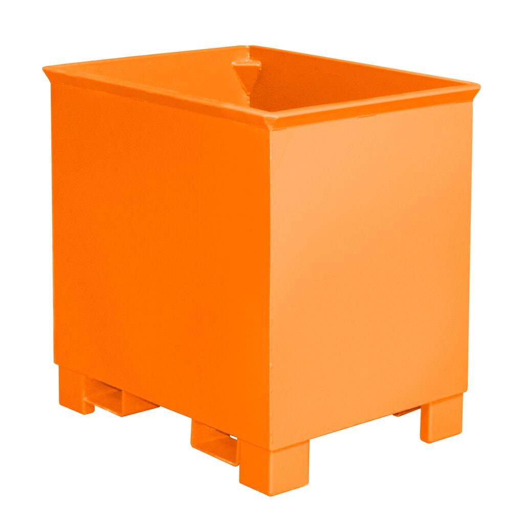 Bauer® Behälter für Routenzüge, lackiert, Volumen 0,8 m³, RAL 7005 mausgrau Produktabbildung Nr. 3: Bauer® Behälter für Routenzüge, lackiert, Volumen 0,8 m³, RAL 7005 mausgrau