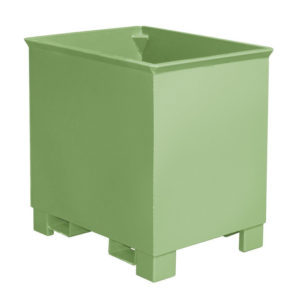 Produktabbildung Nr. 4: Bauer® Großbehälter für Routenzüge, lackiert, Volumen 0,8 m³, RAL 7005 mausgrau