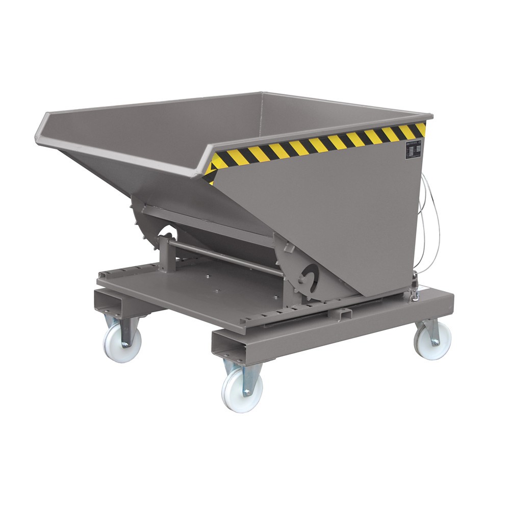 Produktabbildung Nr. 1: Bauer® Kippbehälter 3S 600, lackiert, Mausgrau