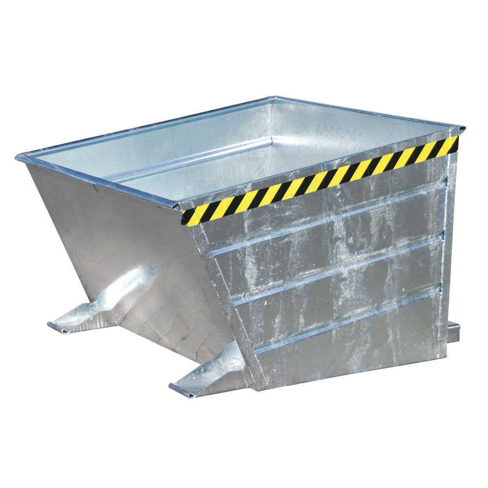 Produktabbildung: Bauer® Kippbehälter kompakt, verzinkt, TK 1.500 kg, Volumen 1 m³