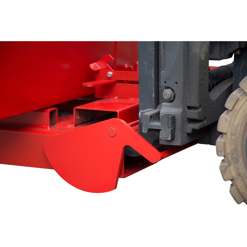 Produktabbildung Nr. 7: Bauer® Kippbehälter mit automatischer Abrollmechanik, TK 1.500 kg, verzinkt, Volumen 1,2 m³