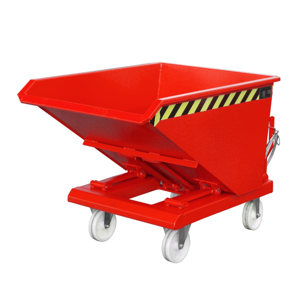 Produktabbildung: Bauer® Kippbehälter NK 30, lackiert, Feuerrot