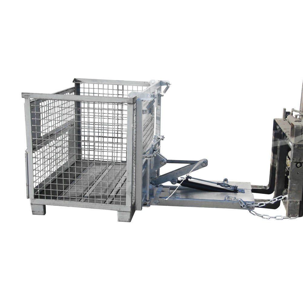 Produktabbildung: Bauer® Kippomat Typ KG-B, manuelle Kippbedienung, einstellbare Kippbremse, feuerverzinkt, TK 500 kg