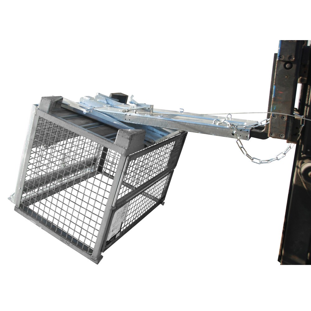 Produktabbildung: Bauer® Kippomat Typ KG-C, manuelle Kippbedienung, feuerverzinkt, TK 500 kg