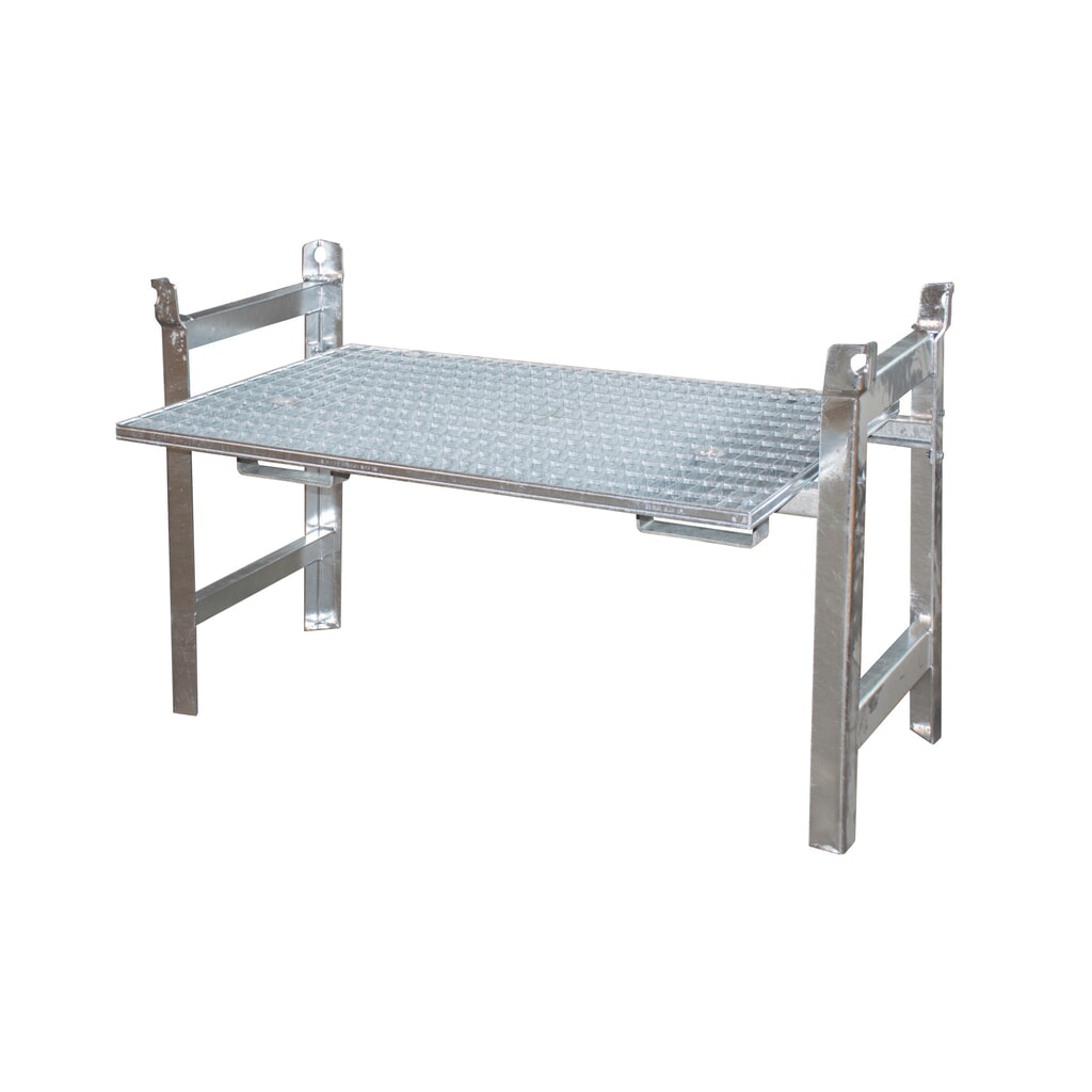 Produktabbildung: Bauer® Kleingebinderegal FRG, feuerverzinkt