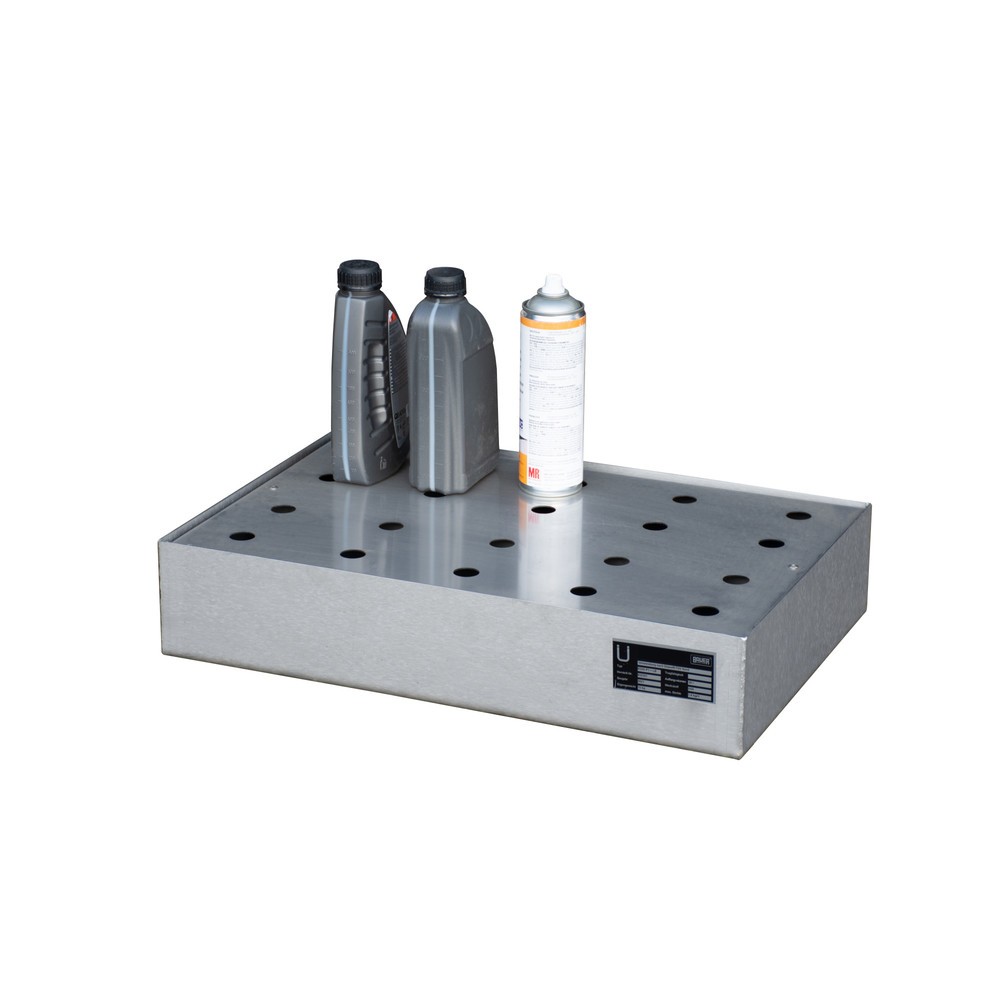 Produktabbildung Nr. 2: Kleingebindewanne für Bauer® Paletten KGW-P 1/M V4A, Edelstahl 1.4571
