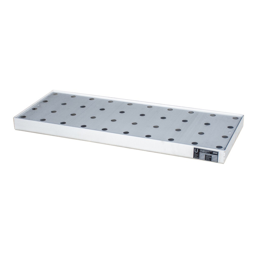 Produktabbildung: Bauer® Kleingebindewanne KGW 1/M V4A, Edelstahl 1.4571