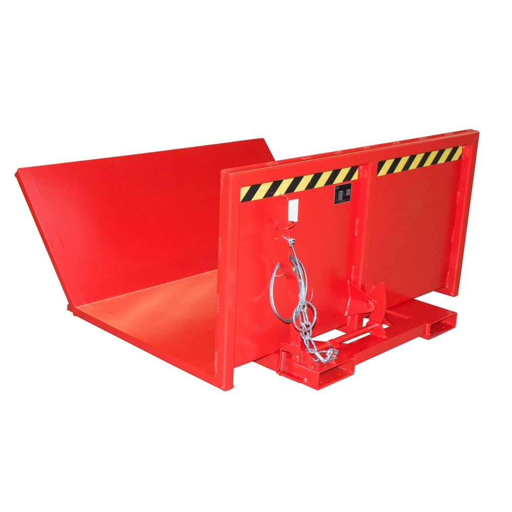 Produktabbildung: Bauer® Langgutkipper Typ LGK, TK 1.000 kg, RAL 3000 feuerrot