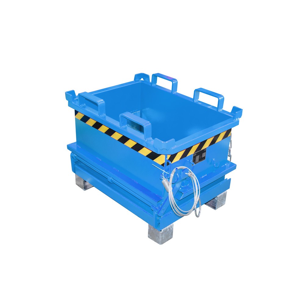 Produktabbildung: Bauer® Mini-Sammelbehälter, Volumen 0,13 m³, RAL 5012 lichtblau