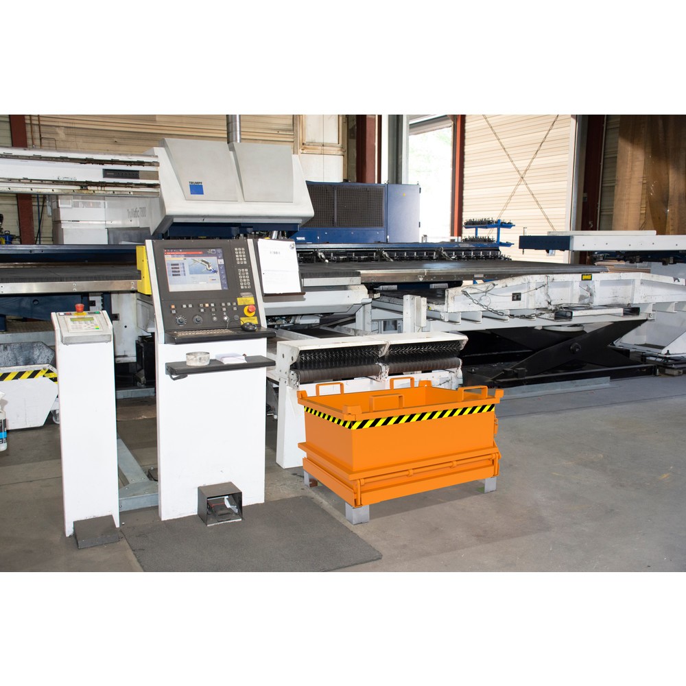 Produktabbildung Nr. 2: Bauer® Mini-Sammelbehälter, Volumen 0,24 m³, RAL 2000 gelborange