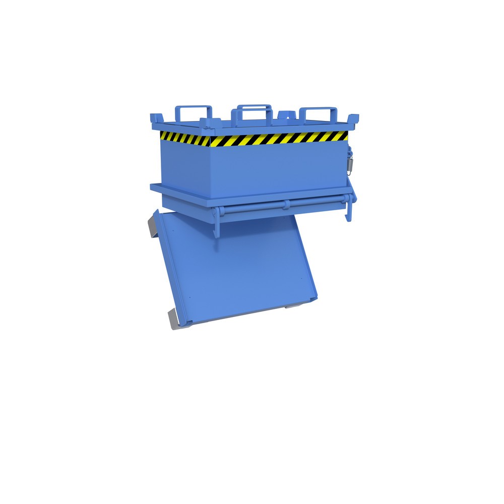 Produktabbildung Nr. 2: Bauer® Mini-Sammelbehälter, Volumen 0,13 m³, RAL 5012 lichtblau