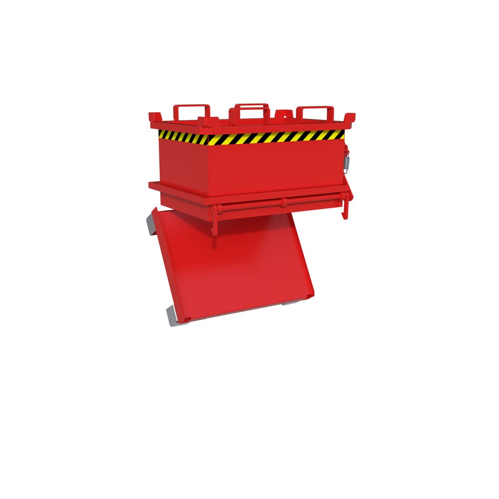 Produktabbildung Nr. 2: Bauer® Mini-Sammelbehälter, Volumen 0,13 m³, RAL 3000 feuerrot