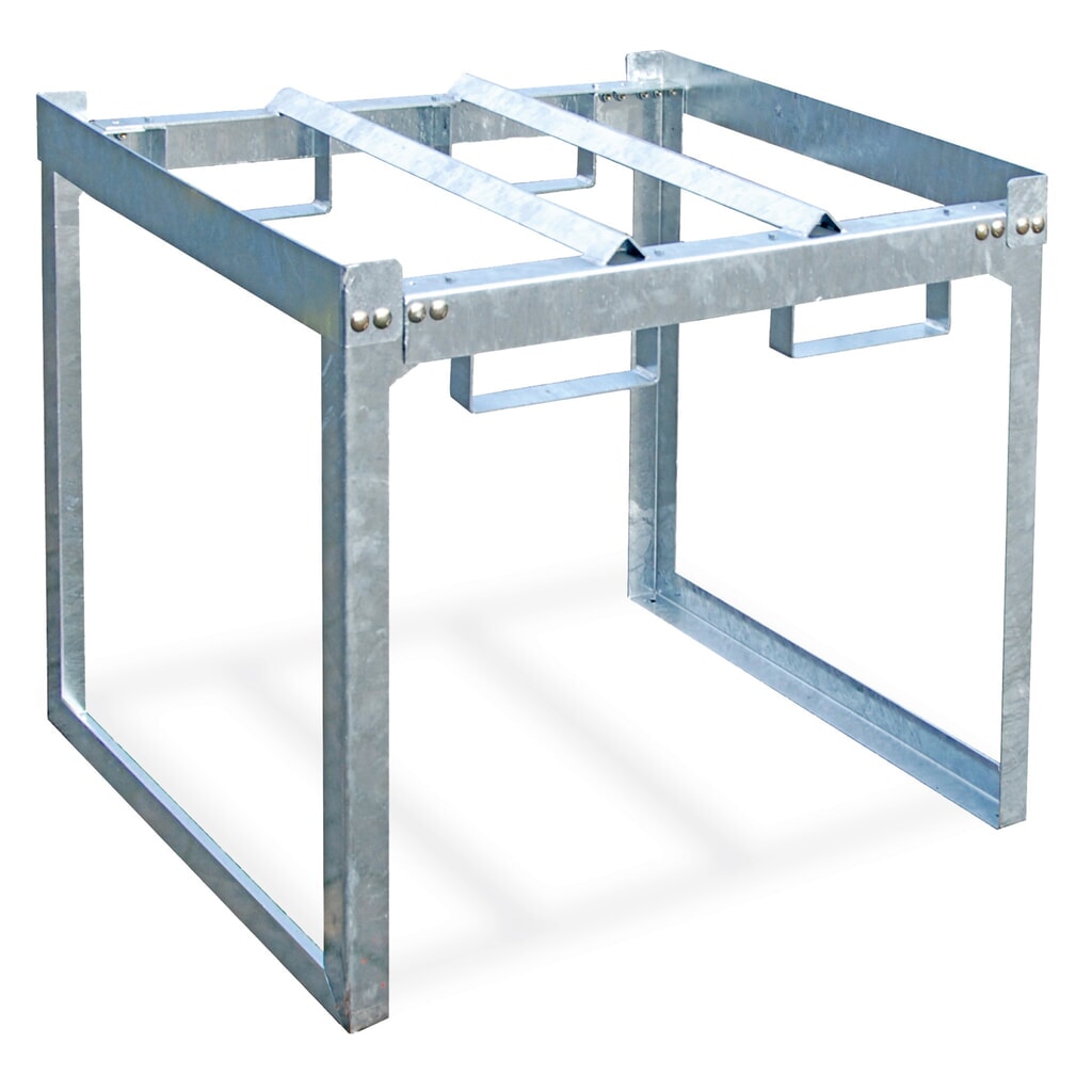 Bauer® Modulares Fassregal-System, HxBxT 780 x 910 x 790 mm, für 1 Fass à 200 l Produktabbildung Nr. 1: Bauer® Modulares Fassregal-System, HxBxT 780 x 910 x 790 mm, für 1 Fass à 200 l