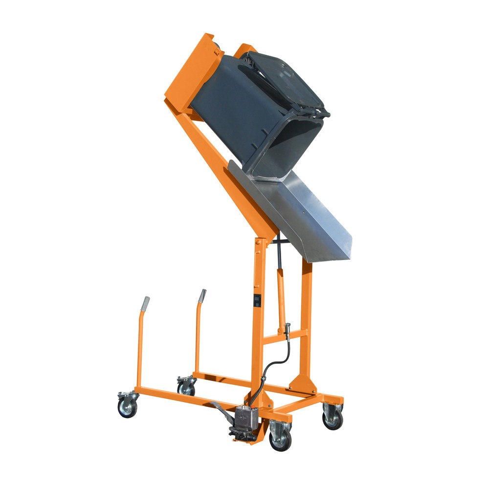 Produktabbildung: Bauer® Mülltonnen-Kippstation MKS, Fußpumpe