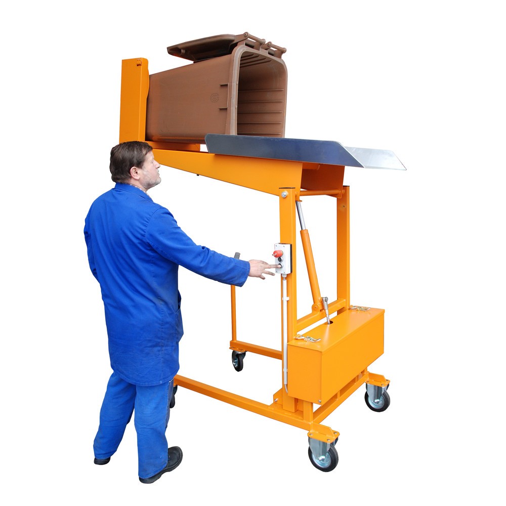 Produktabbildung Nr. 2: Bauer® Mülltonnen-Kippstation MKS, elektrohydraulisch 12 V