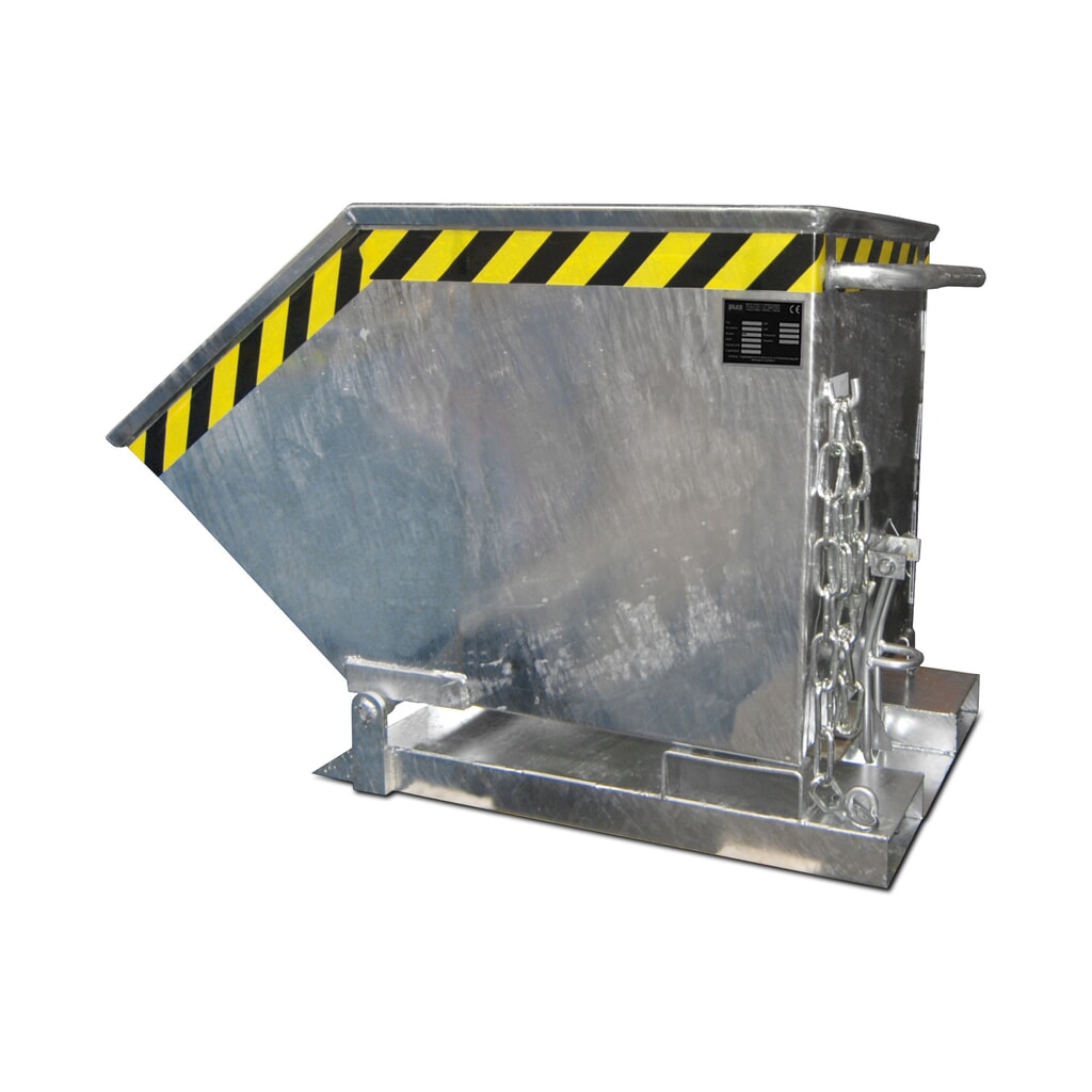 Bauer® Muldenkipper, kastenförmige Mulde, verzinkt, Volumen 0,25 m³ Produktabbildung: Bauer® Muldenkipper, kastenförmige Mulde, verzinkt, Volumen 0,25 m³