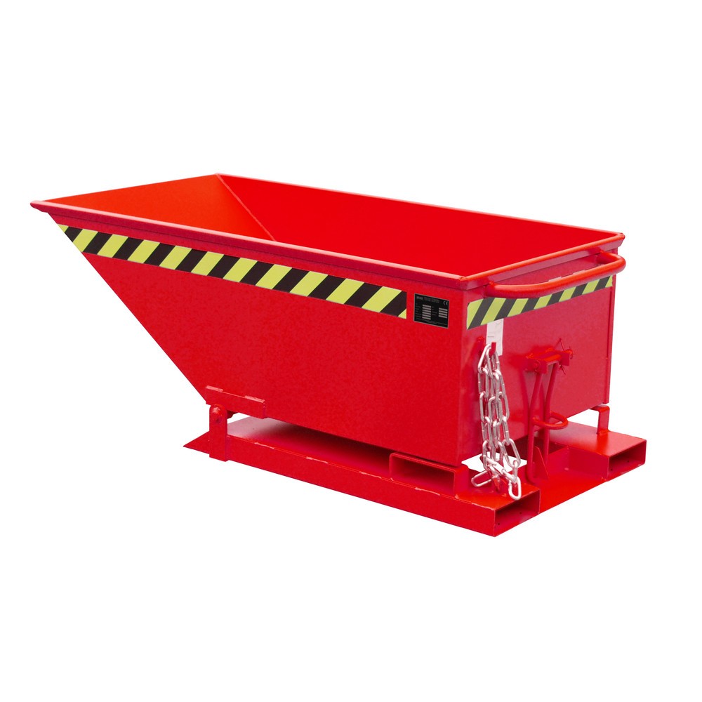 Produktabbildung Nr. 1: Bauer® Muldenkipper, niedrige Mulde, lackiert, Volumen 0,25 m³, RAL 3000 feuerrot