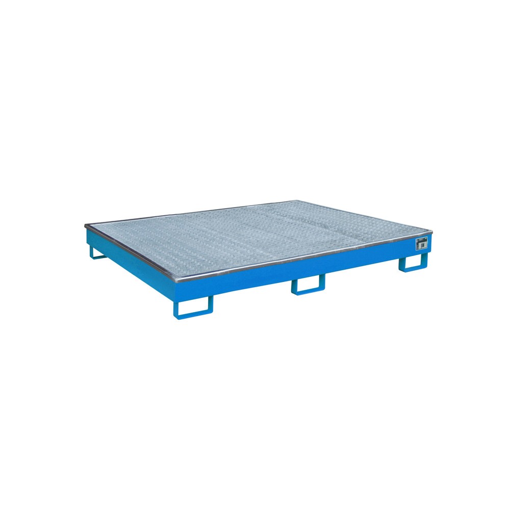 Produktabbildung: Bauer® Regalwanne mit PE-Einsatz RW-GR 1800 PE, lackiert, Lichtblau