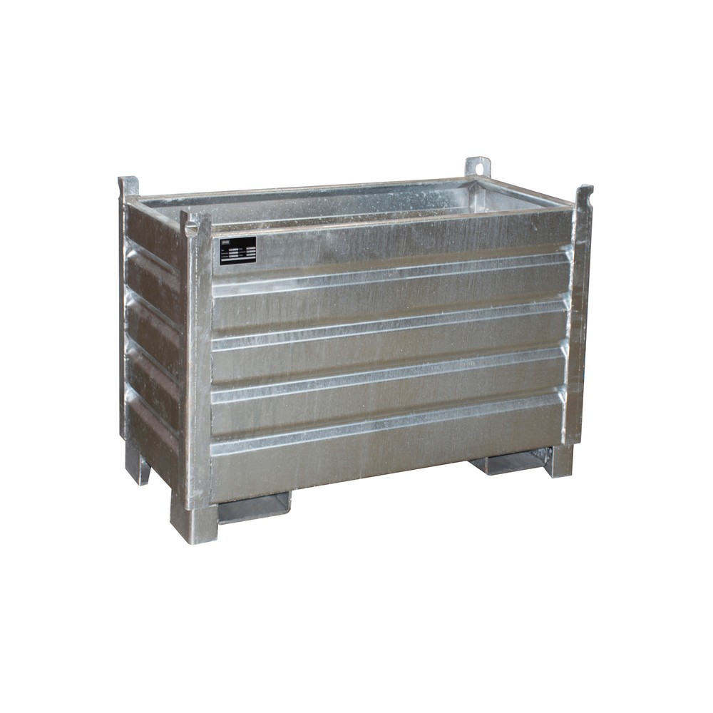 Produktabbildung: Bauer® Sammelbehälter-System Typ SBS, Volumen 0,5 m³, feuerverzinkt