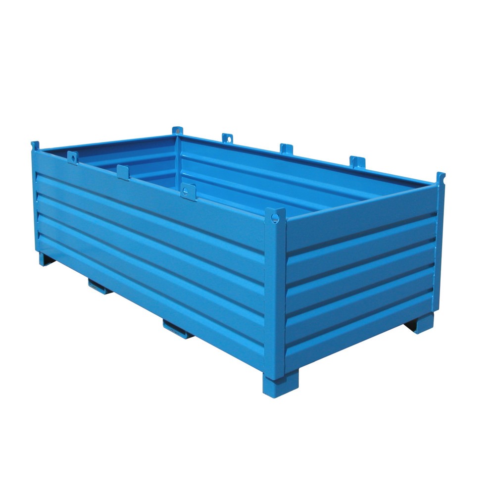 Produktabbildung: Bauer® Sammelbehälter-System Typ SBS, Volumen 2 m³, RAL 5012 lichtblau