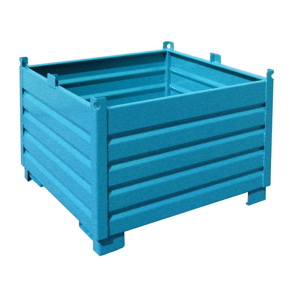 Produktabbildung: Bauer® Sammelbehälter-System Typ SBS, Volumen 1 m³, RAL 5012 lichtblau