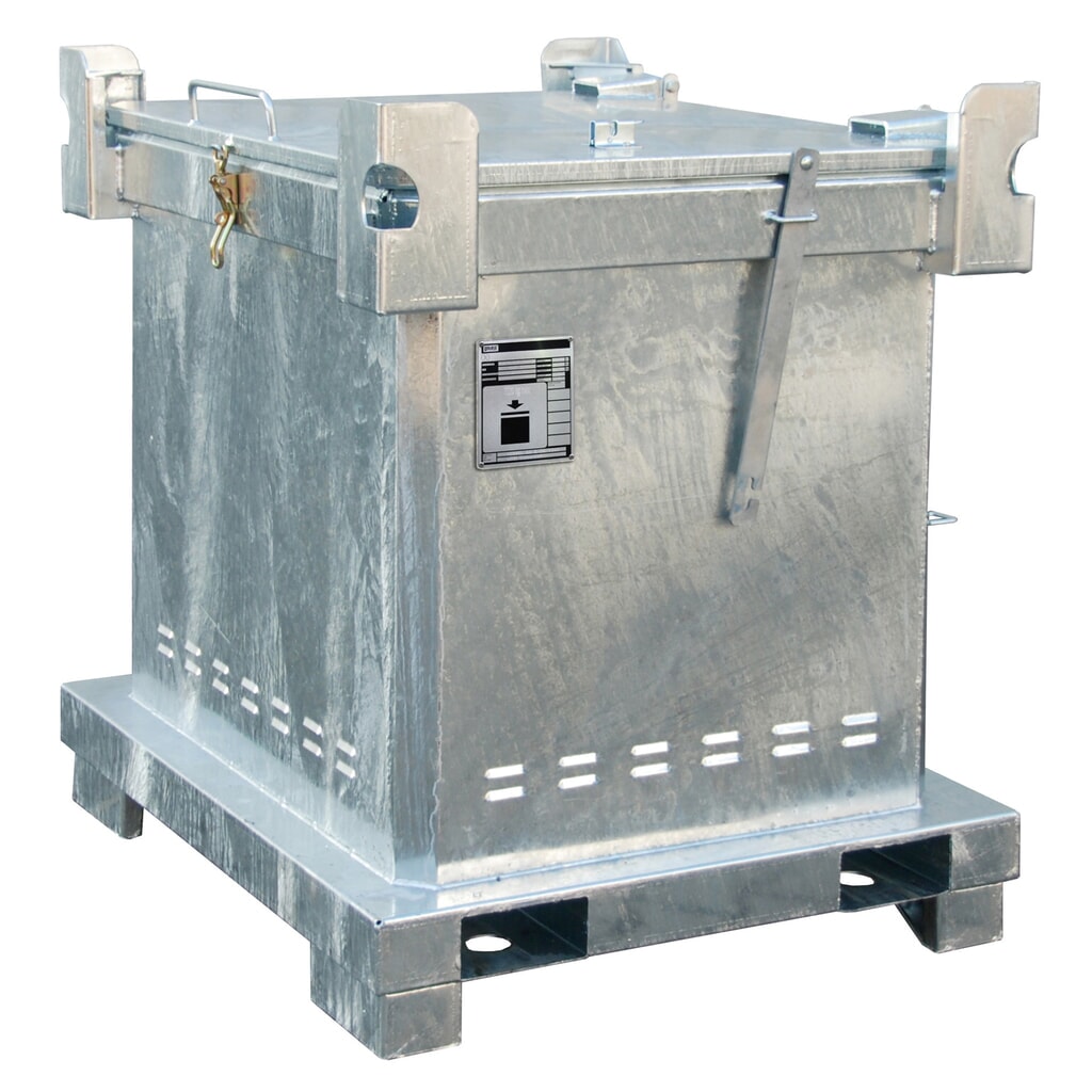 Bauer® Sonderabfallbehälter SAS 800, für Druckgaspackungen u. Spraydosen Produktabbildung Nr. 1: Bauer® Sonderabfallbehälter SAS 800, für Druckgaspackungen u. Spraydosen