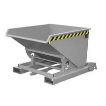 Produktabbildung Nr. 2: Bauer® Späne-Kippbehälter mit Abrollautomatik, lackiert, Volumen 1,2 m³, RAL 7005 mausgrau