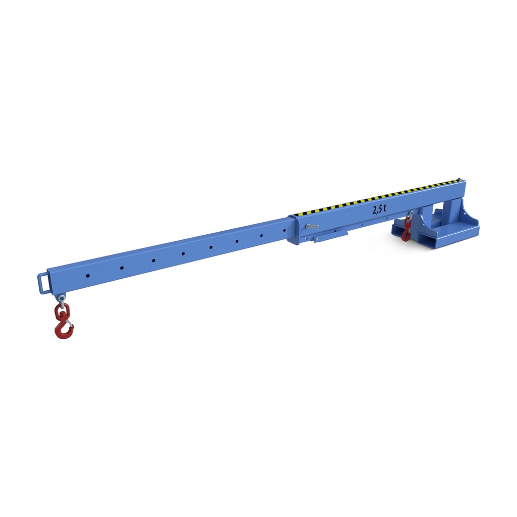 Bauer® Kranarm Modell 2, Reichweite bis 3.655 mm, TK bis 2.500 kg, gelborange Produktabbildung Nr. 1: Bauer® Kranarm Modell 2, Reichweite bis 3.655 mm, TK bis 2.500 kg, gelborange