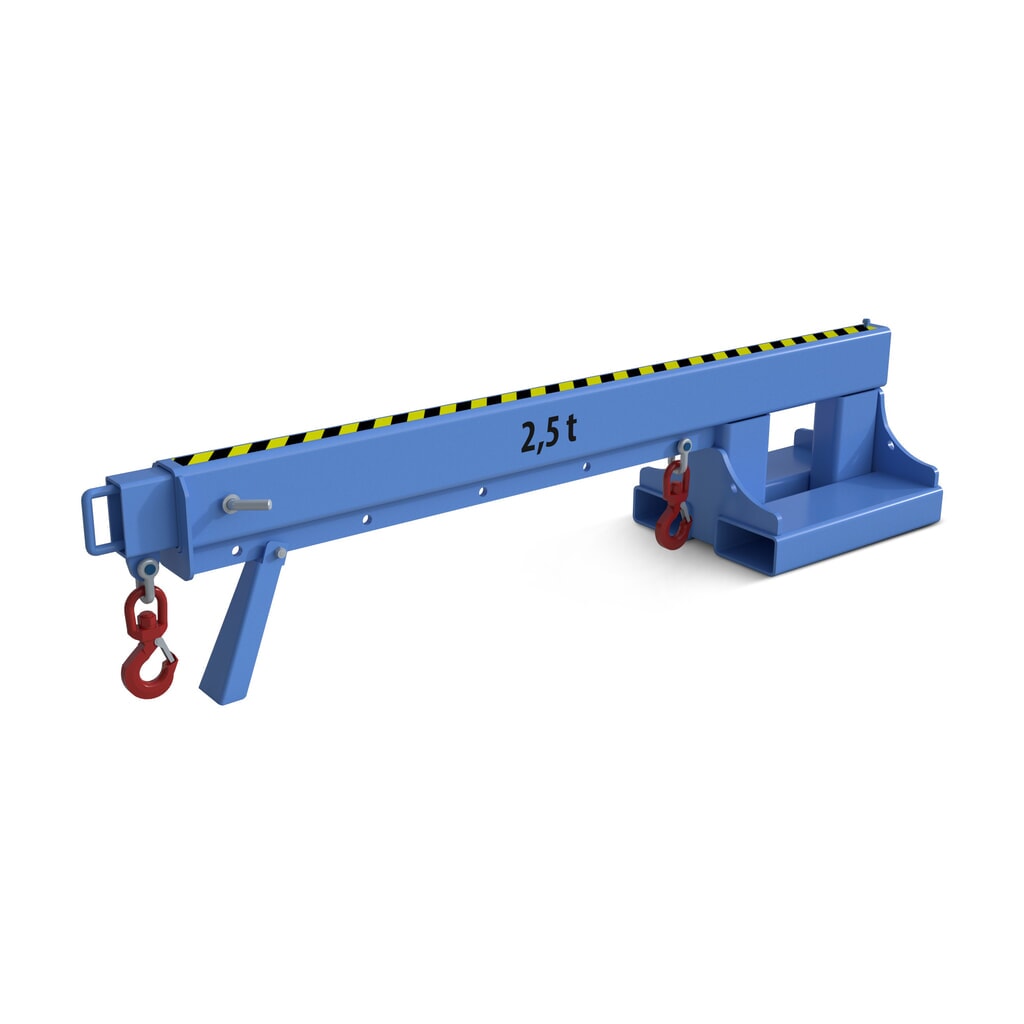 Bauer® Kranarm Modell 2, Reichweite bis 3.655 mm, TK bis 2.500 kg, gelborange Produktabbildung Nr. 4: Bauer® Kranarm Modell 2, Reichweite bis 3.655 mm, TK bis 2.500 kg, gelborange