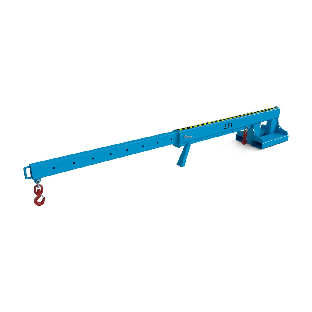 Bauer® Kranarm Modell 2, Reichweite bis 3.655 mm, TK bis 2.500 kg, gelborange Produktabbildung Nr. 6: Bauer® Kranarm Modell 2, Reichweite bis 3.655 mm, TK bis 2.500 kg, gelborange