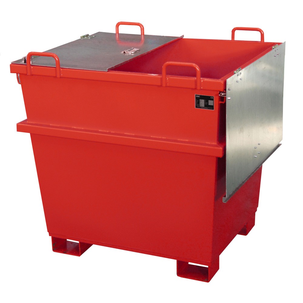 Produktabbildung Nr. 3: Bauer® Universal-Container Typ UC, Volumen 1 m³, RAL 3000 feuerrot