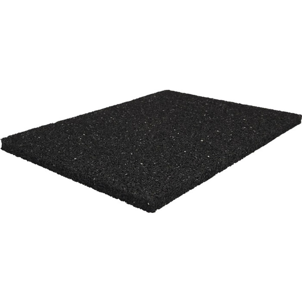 Produktabbildung: Bautenschutzmatte, schwarz Granulatgummi, Breite 1,25 m Länge 10 m Dicke 6 mm, ohne Gewebeeinlage