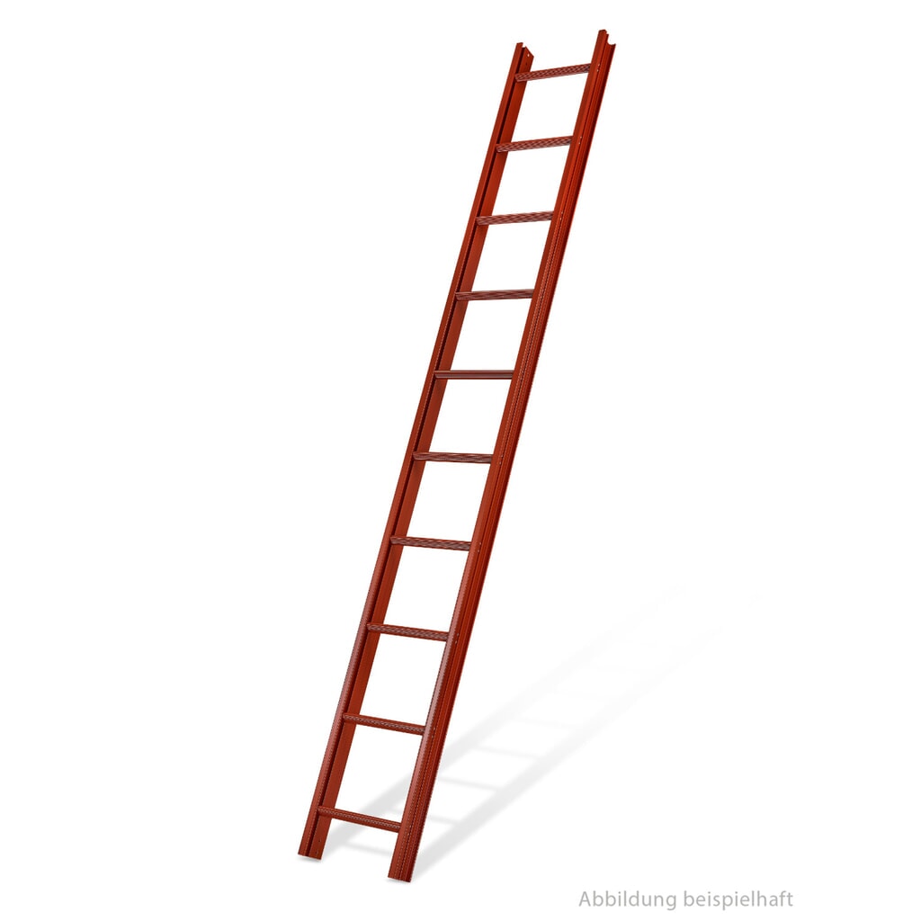 BAVARIA® Dachauflegeleiter 995 rot Produktabbildung: BAVARIA® Dachauflegeleiter 995 rot