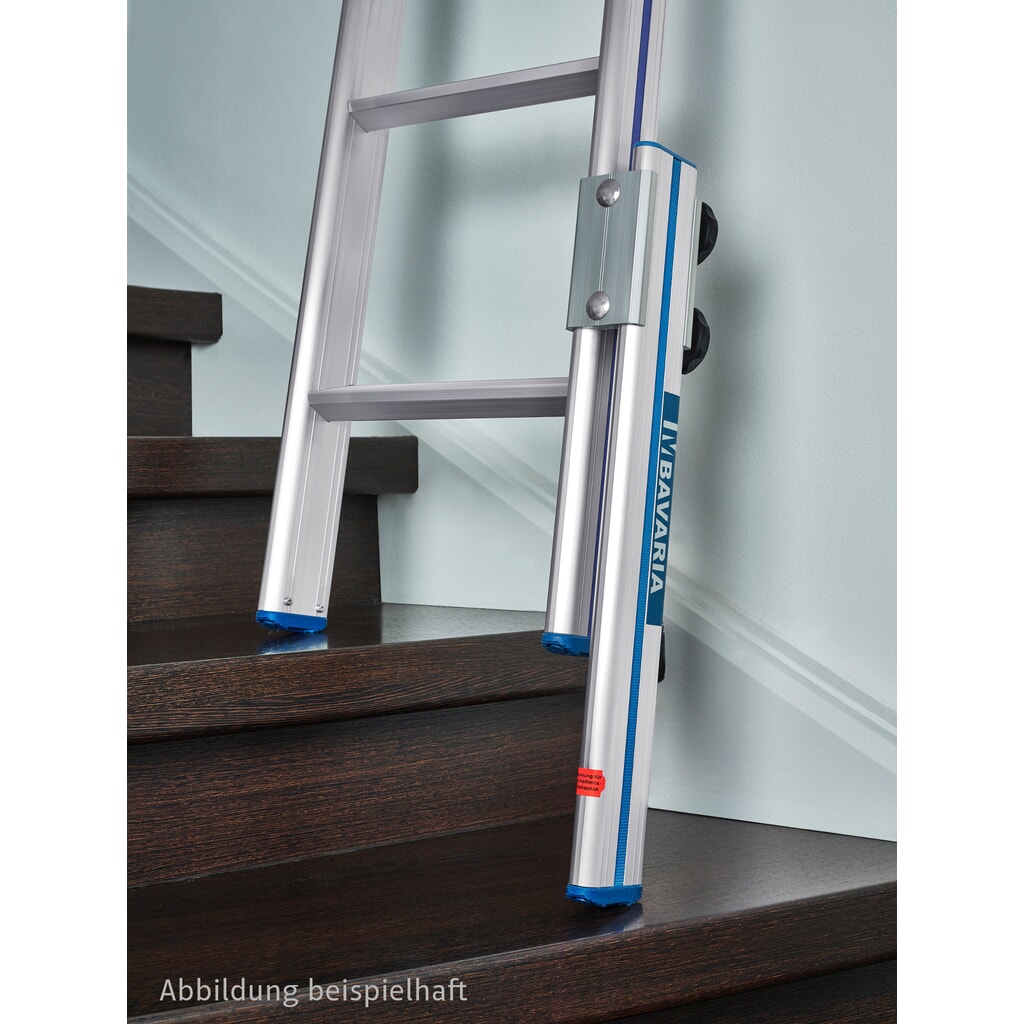Produktabbildung: BAVARIA® Fußverlängerung, für gerade BAVARIA® Leitern ohne Traverse mit 73 mm Holm
