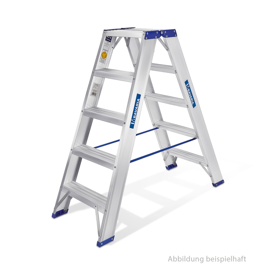 BAVARIA® Stufen-Stehleiter 410 Produktabbildung: BAVARIA® Stufen-Stehleiter 410