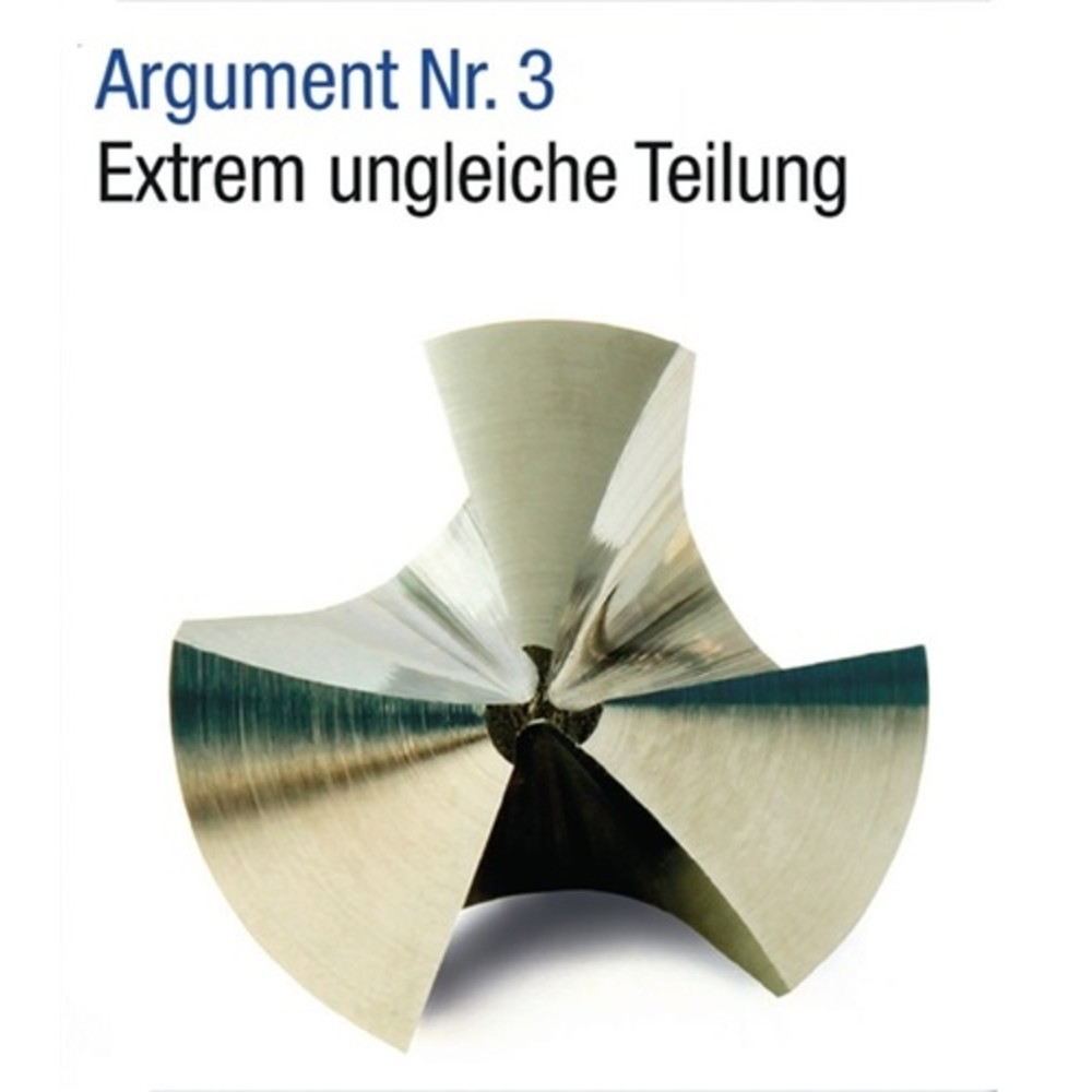 Produktabbildung Nr. 4: Kegelsenkersatz EUC-Speed DIN335 C 90Grad 6,3-25mm HSS spezial Z.3 5tlg.Ku.-Box