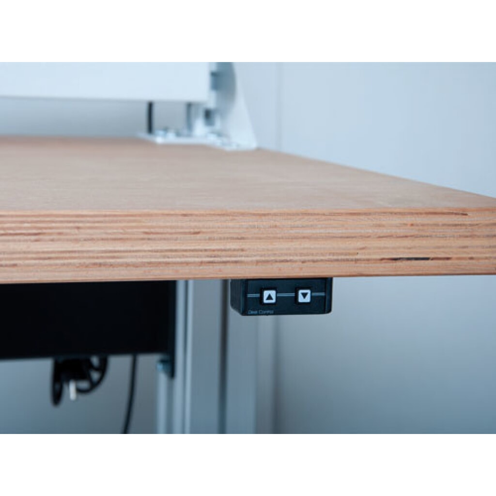 Bedrunka+Hirth Arbeitsplatzsystem Basistisch, elektrische Höhenverstellung, fenstergrau Produktabbildung Nr. 2: Bedrunka+Hirth Arbeitsplatzsystem Basistisch, elektrische Höhenverstellung, fenstergrau