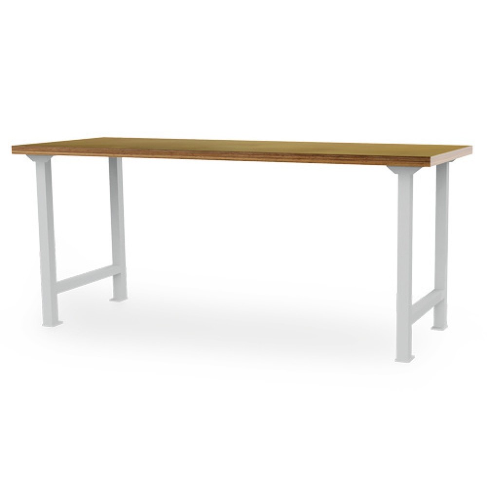 Produktabbildung: Bedrunka+Hirth Reihenwerkbank, HxBxT 859 x 2.000 x 750 mm, lichtgrau